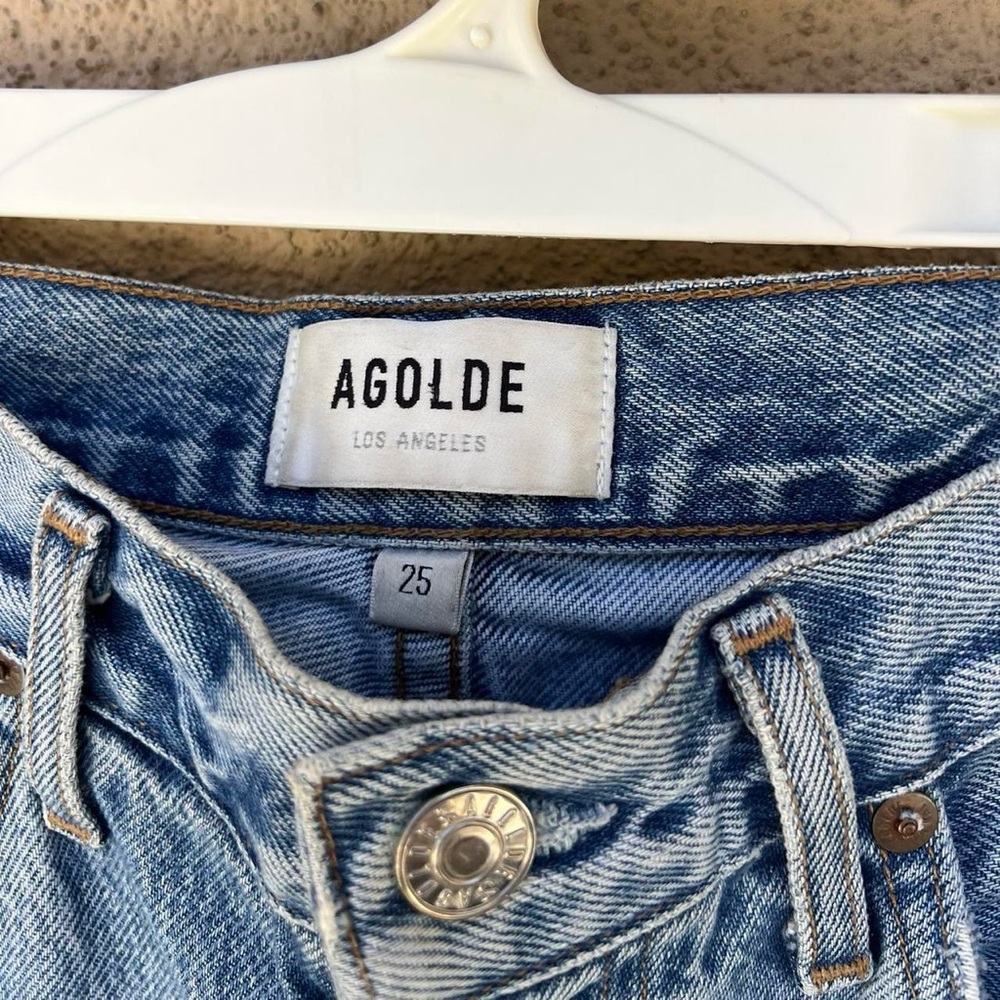 AGOLDE Riley High Rise Straight Denim - Picture 9 of 10